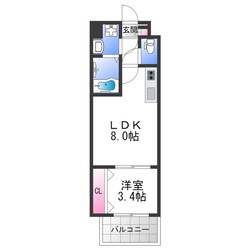 LIVIAZ OSAKA CAMELLIAの物件間取画像